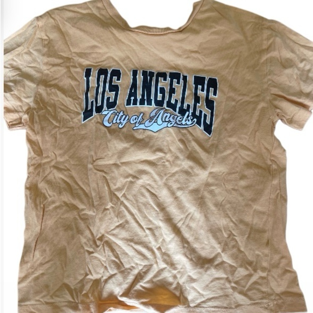 Los Angeles City of Angels Tan Kids T-Shirt